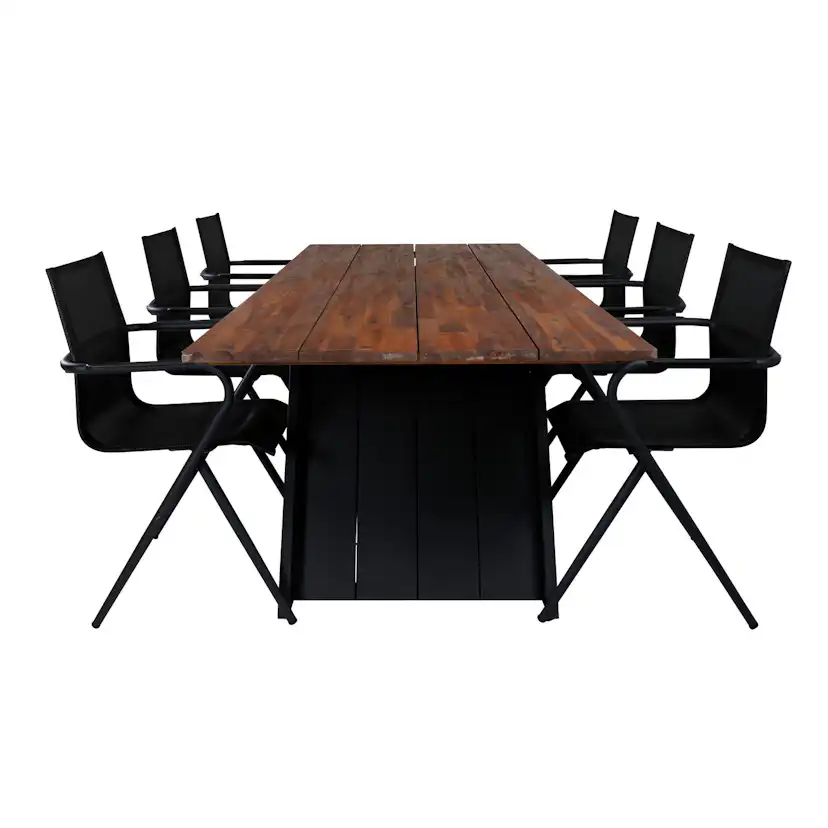 Matgrupp Venture Home Doni med 6 Anve Matstolar