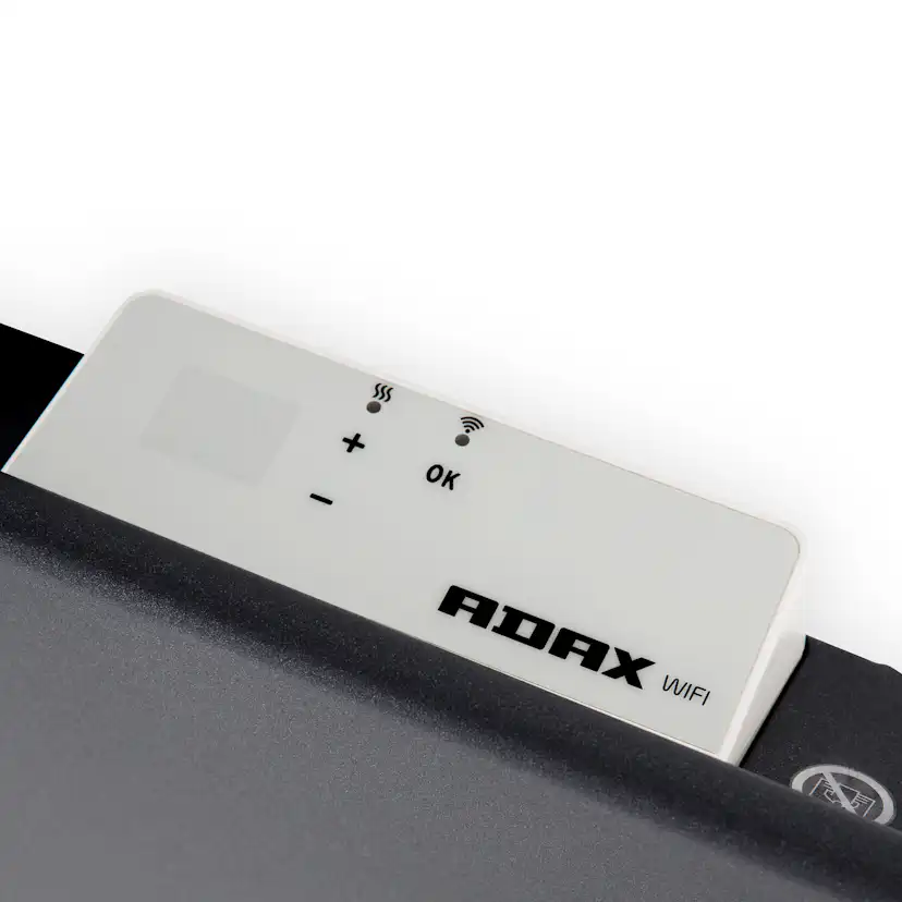 Elelement Adax Neo H KWT Wifi Svart Väggmonterad Elradiator
