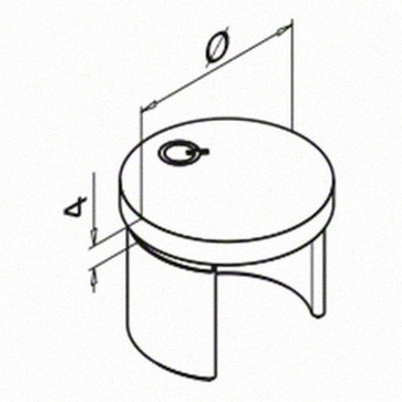 Ändknopp Herrljunga Ledstångsfabrik Notrör Utomhus