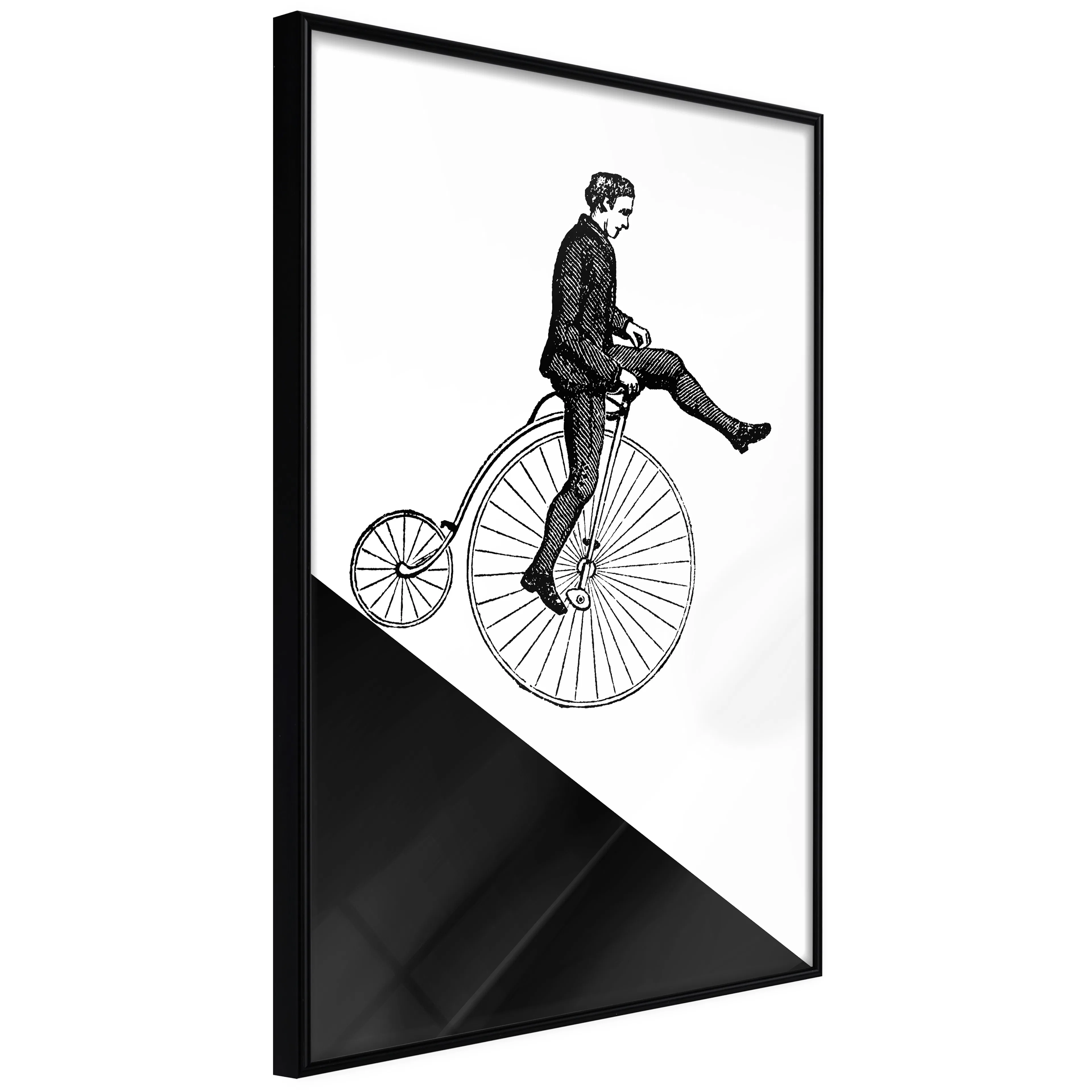 Affisch - Cyclist [Poster] 40x60 Svart ram, 40x60 cm