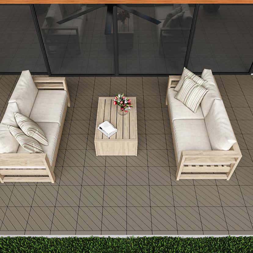 Golvplatta Hestraplattan Deck 45 Soft