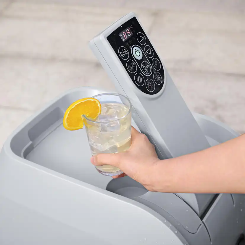 Uppblåsbart Spabad Bestway Lay-Z Santorini Hydrojet Pro