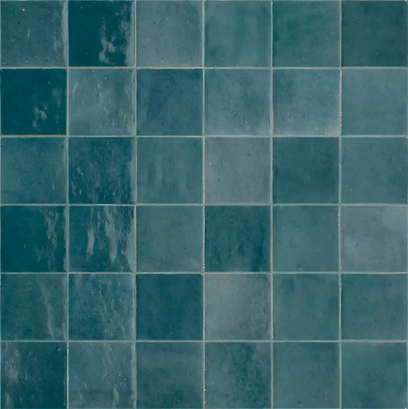 Kakel Lhådös Barletto turkos 10x10 cm