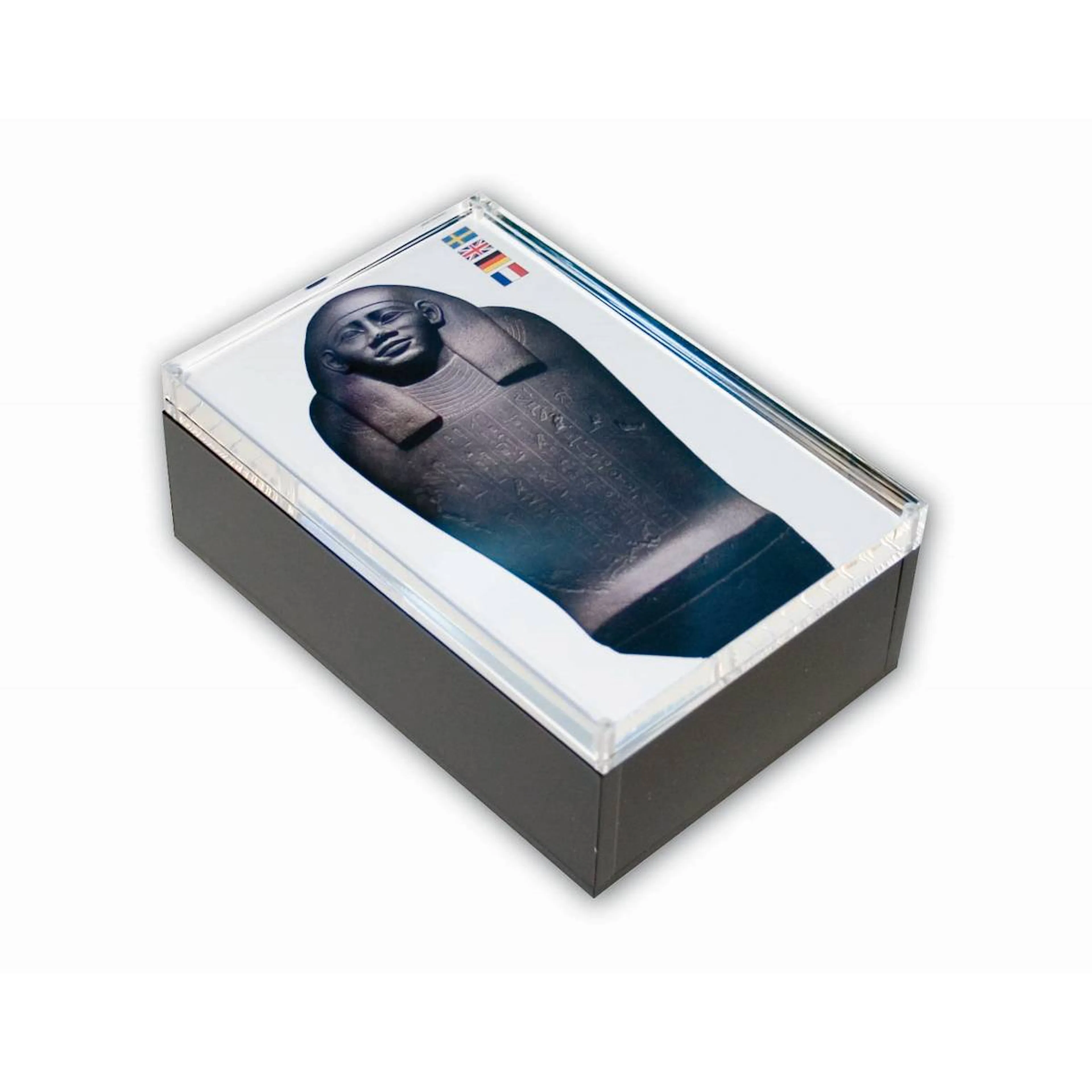 Box KEBA with Frame Svart/Transp