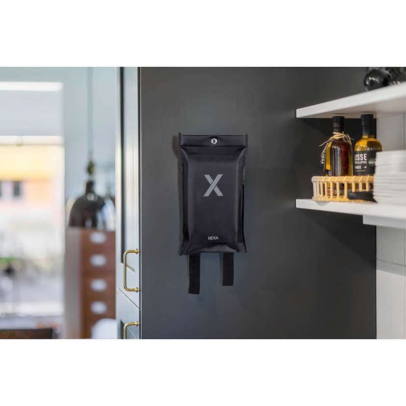 Brandfilt Nexa FB-120 SMD Silikon Svart 120x120 cm