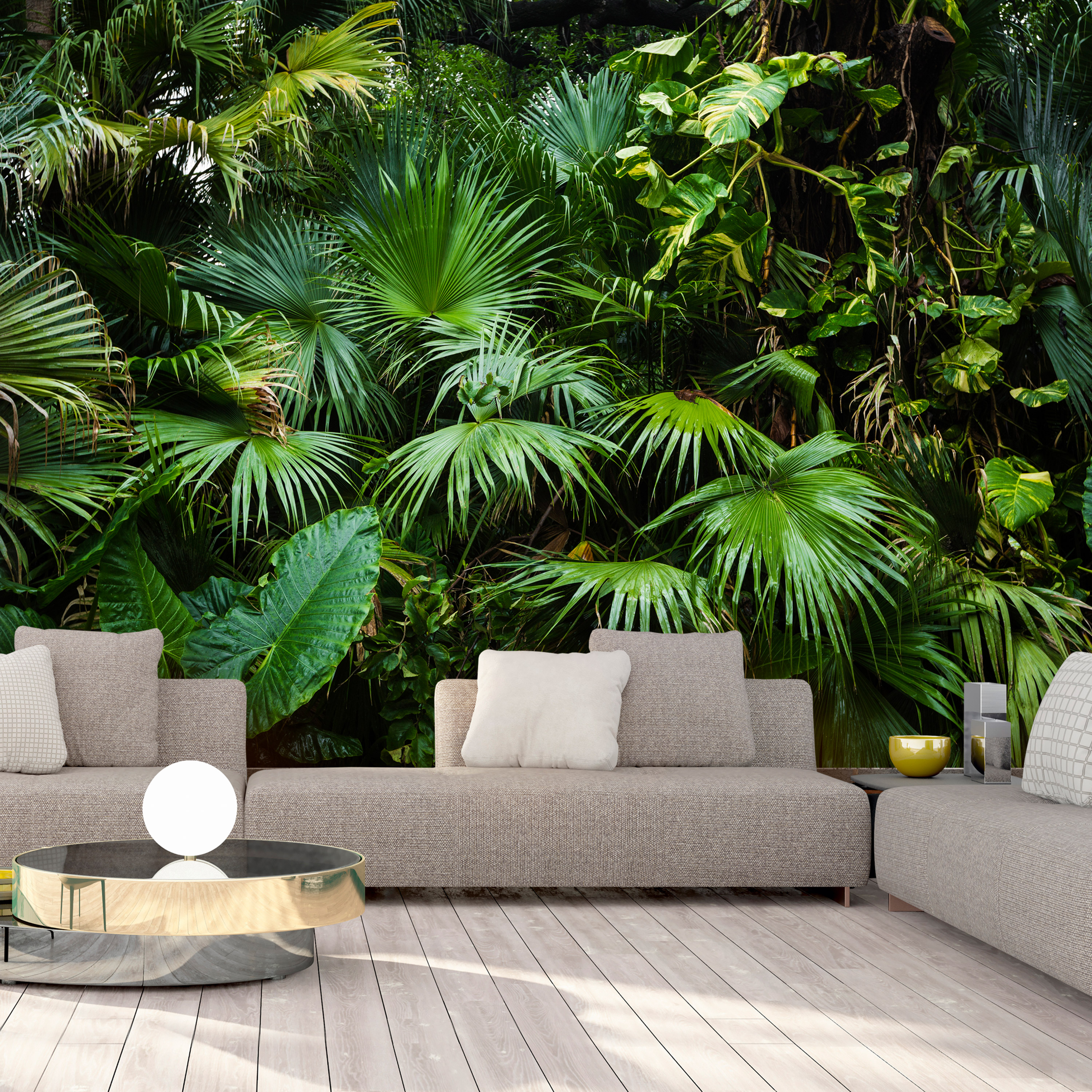 Fototapet Arkiio Självhäftande Sunny Jungle
