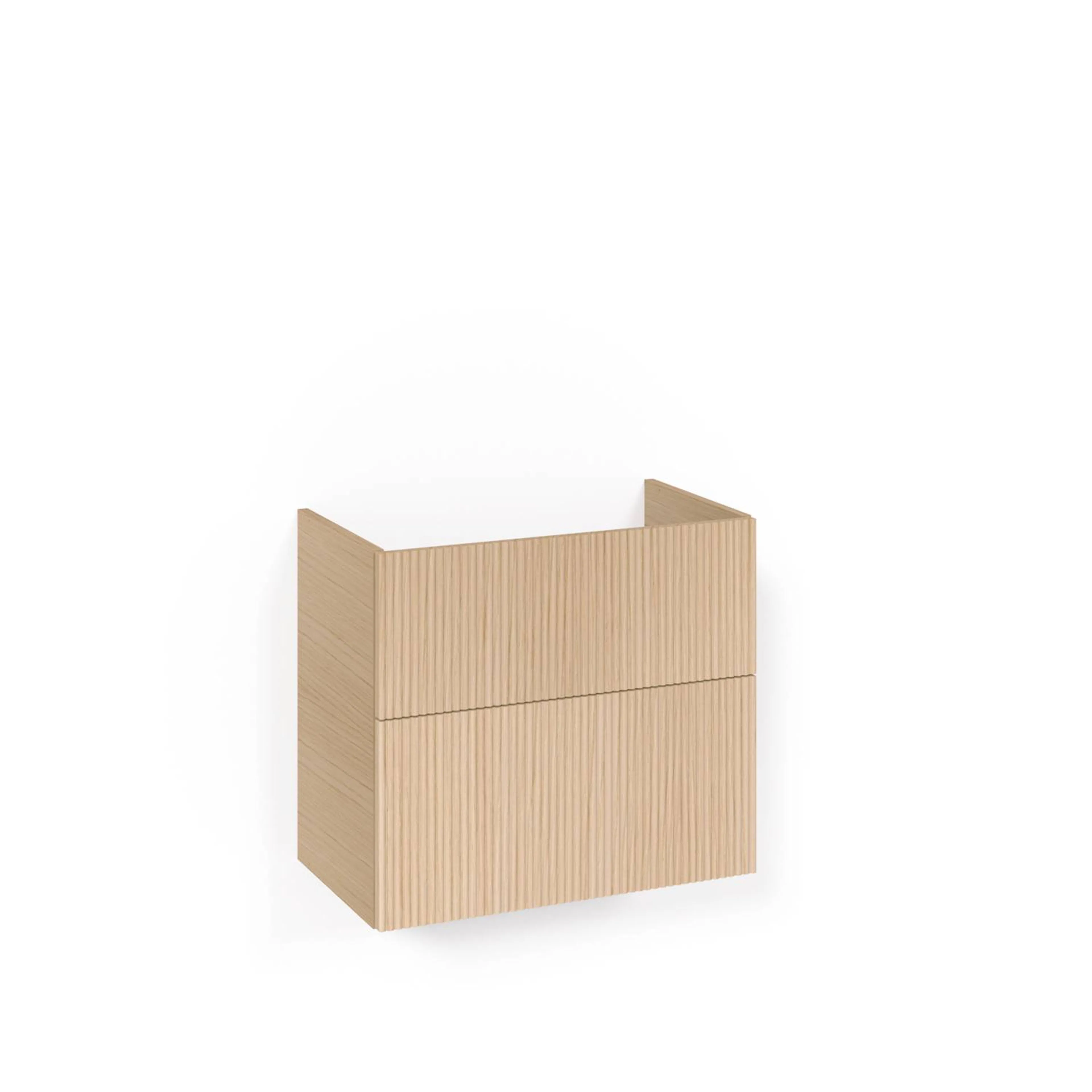 Crown Udel 60x35 Lj.Ek Li PO Bredd: 600,  Ljus Ek, Handtag: Push-Open, 600x350 mm