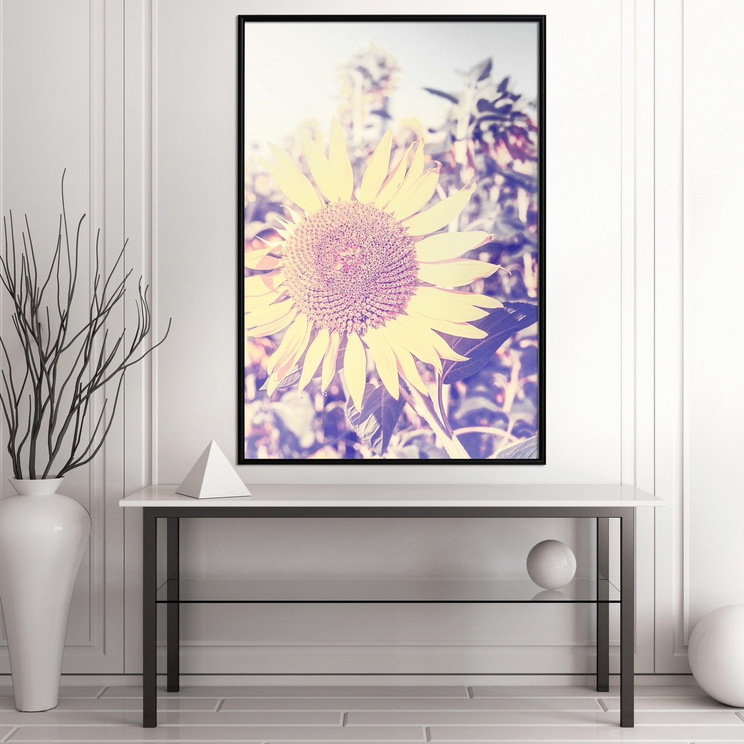 Affisch - Sunflower [Poster] 30x45 Svart ram, 30x45 cm