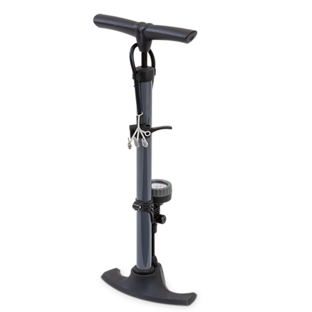 Cykelpump Briv Steel 160 Manometer 11 bar