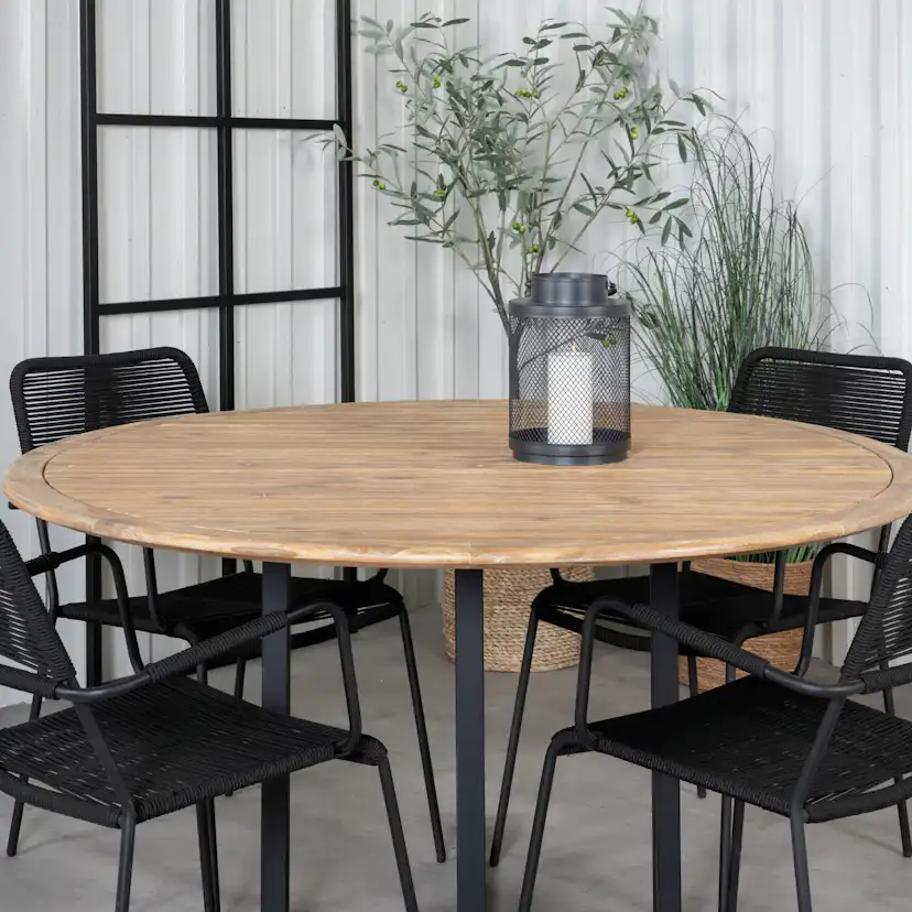 Matgrupp Venture Home Zurc med 4 Lumi Matstolar