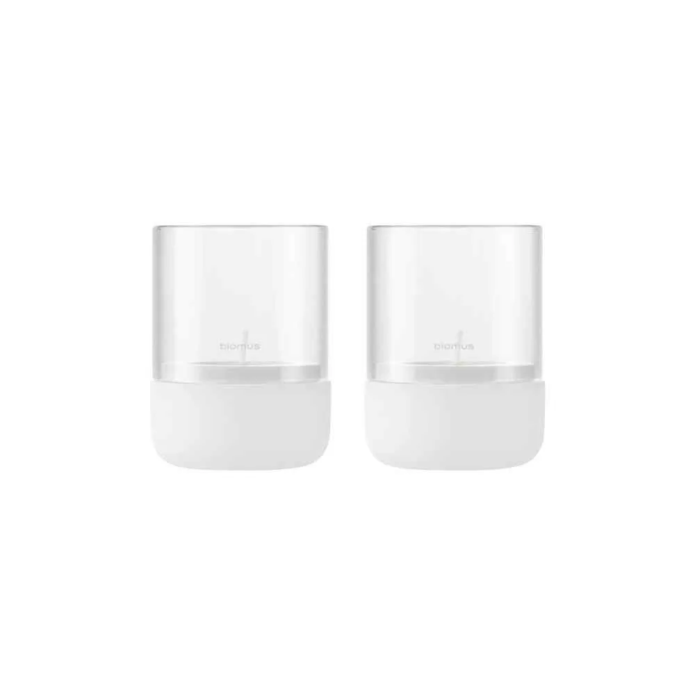 Ljuslykta Blomus Calma 9,5 cm 2-pack
