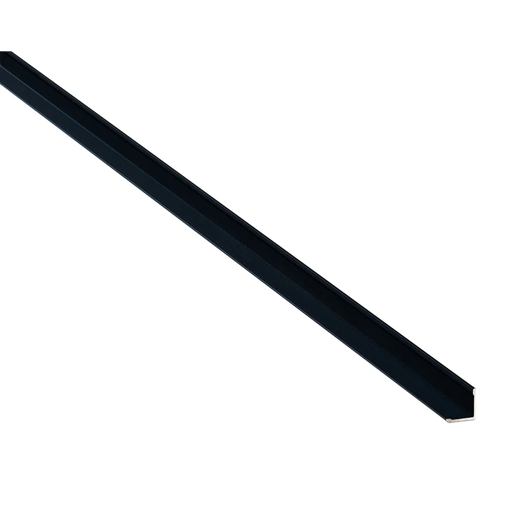 Tillbehör Fibo Våtrumsskivor L-profil alu Svart (smal) 2400mm