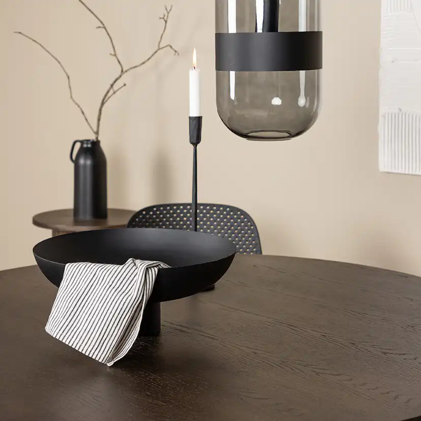 Matgrupp furniture/fashion Stone Rund med 4 Baltimore Stolar