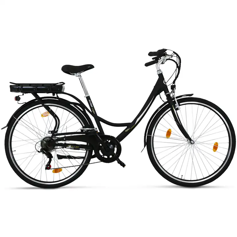 Elcykel Lyfco Dam 28" med Cykeldator Svart