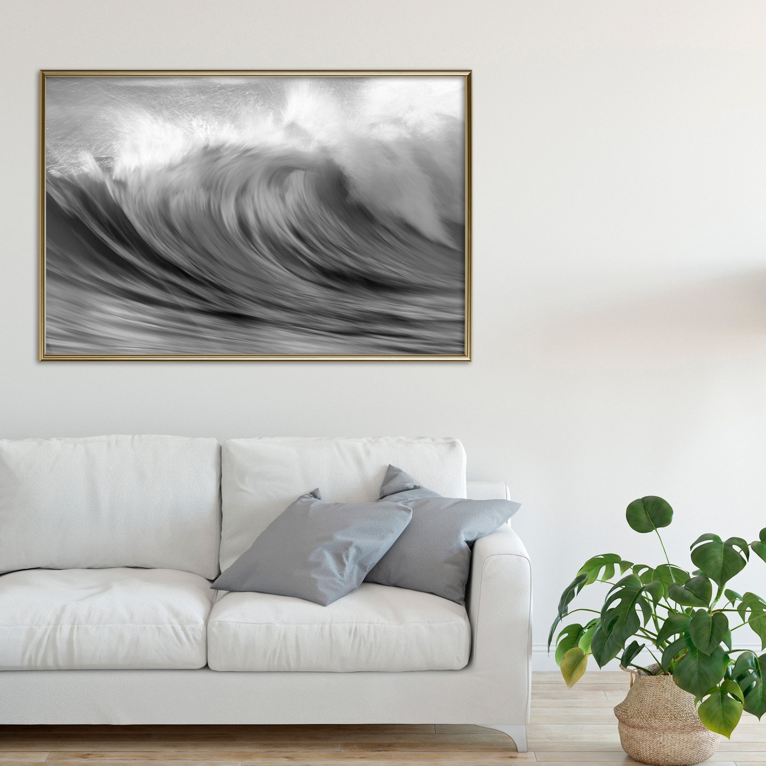 Affisch - Surfers Paradise [Poster] 30x20 Guld ram, 30x20 cm