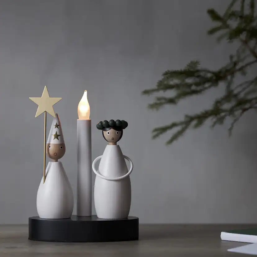 Ljusstake Star Trading Christmas Joy Lucia