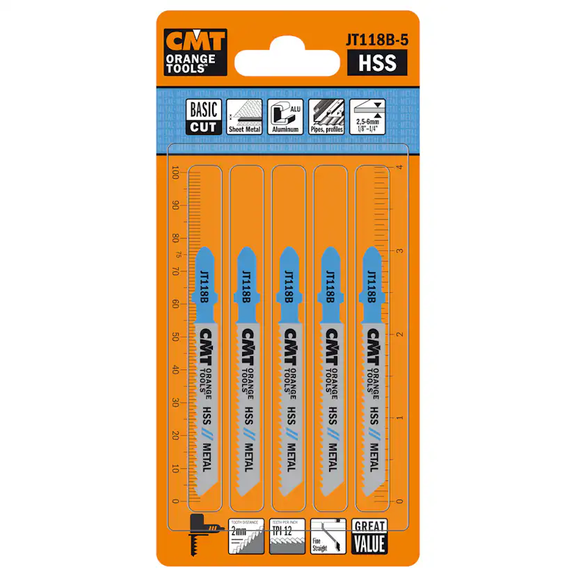 Sticksågblad CMT Orange Tools Metall 50mm HSS Metal Basic