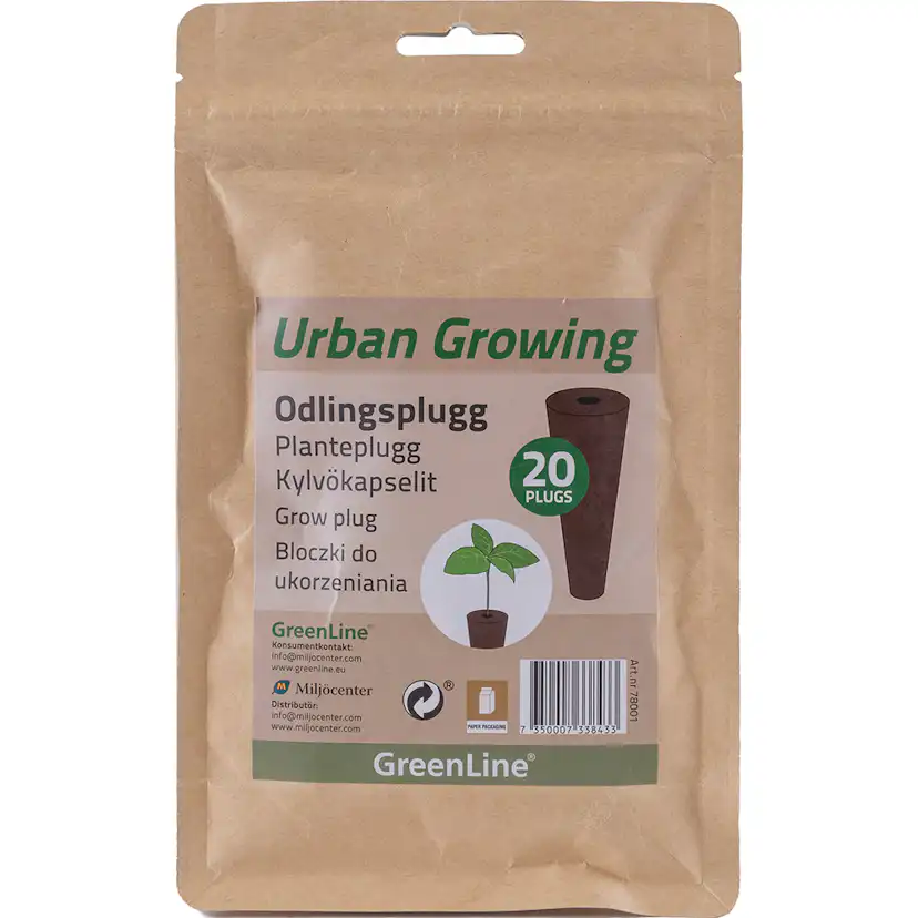 Odlingsplugg GreenLine Urban Growing 20-Pack