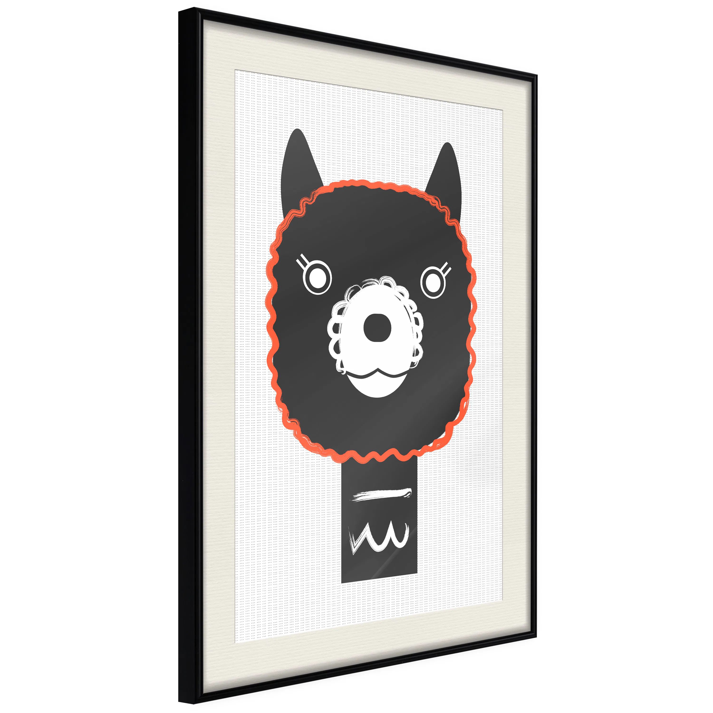 Poster Artgeist Affisch Decorative Alpaca