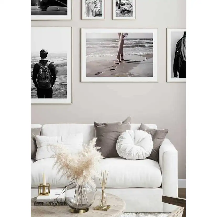 Poster Gallerix Beach Footprints