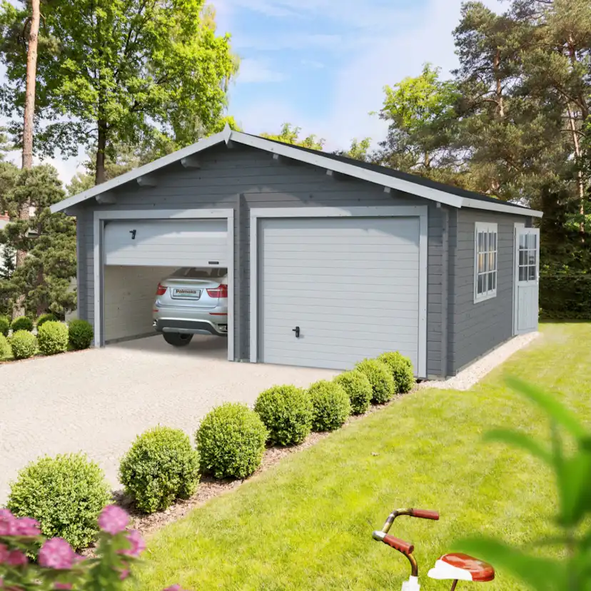 Roger 28,4 m2 w/ sectional door Obehandlad