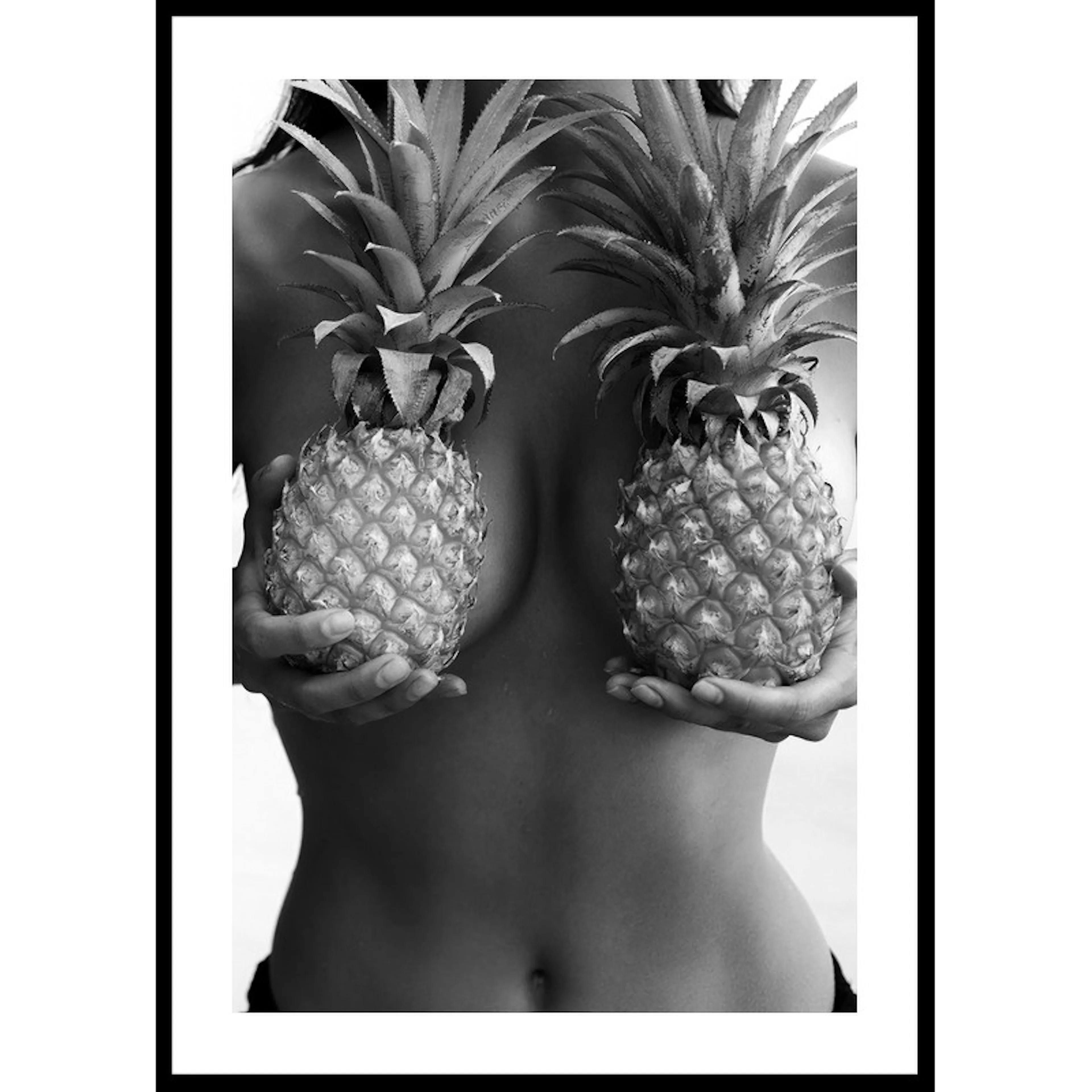 Them Pineapples B&W 70x100 70x100 cm