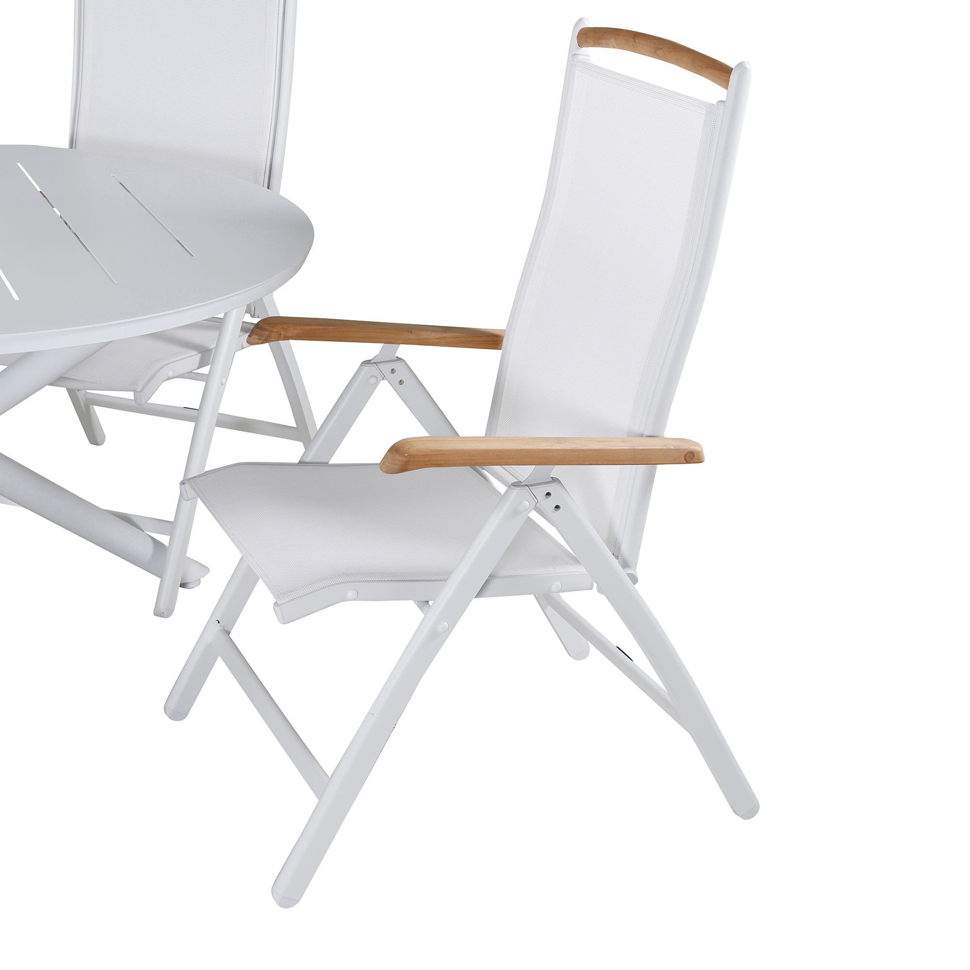Matgrupp Venture Home Ande med 4 Palle Matstolar