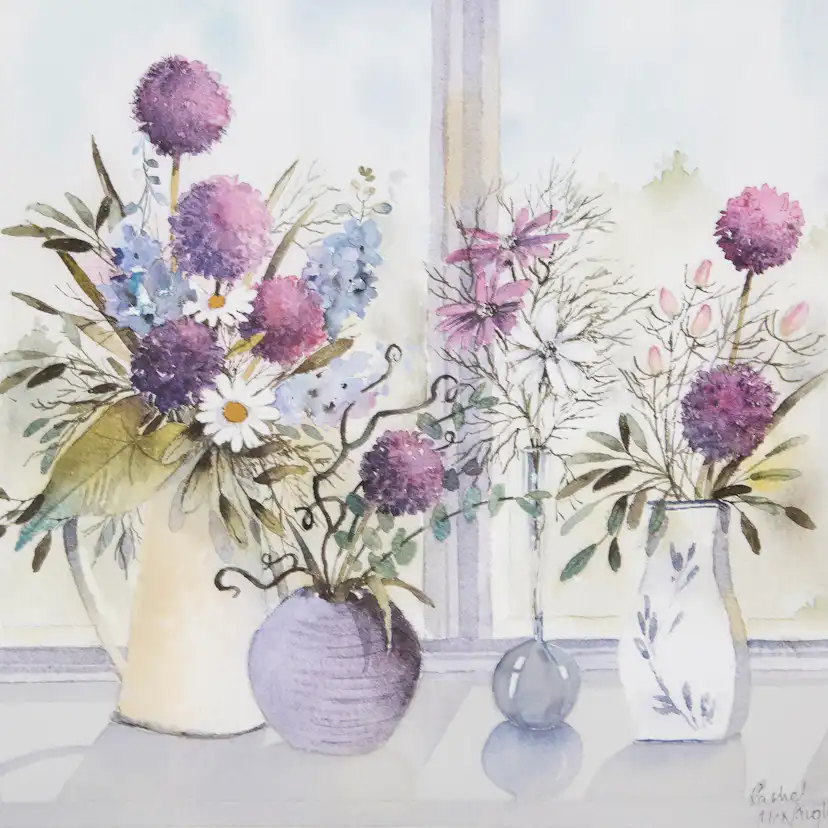 Tavla Laura Ashley Allium Blooms