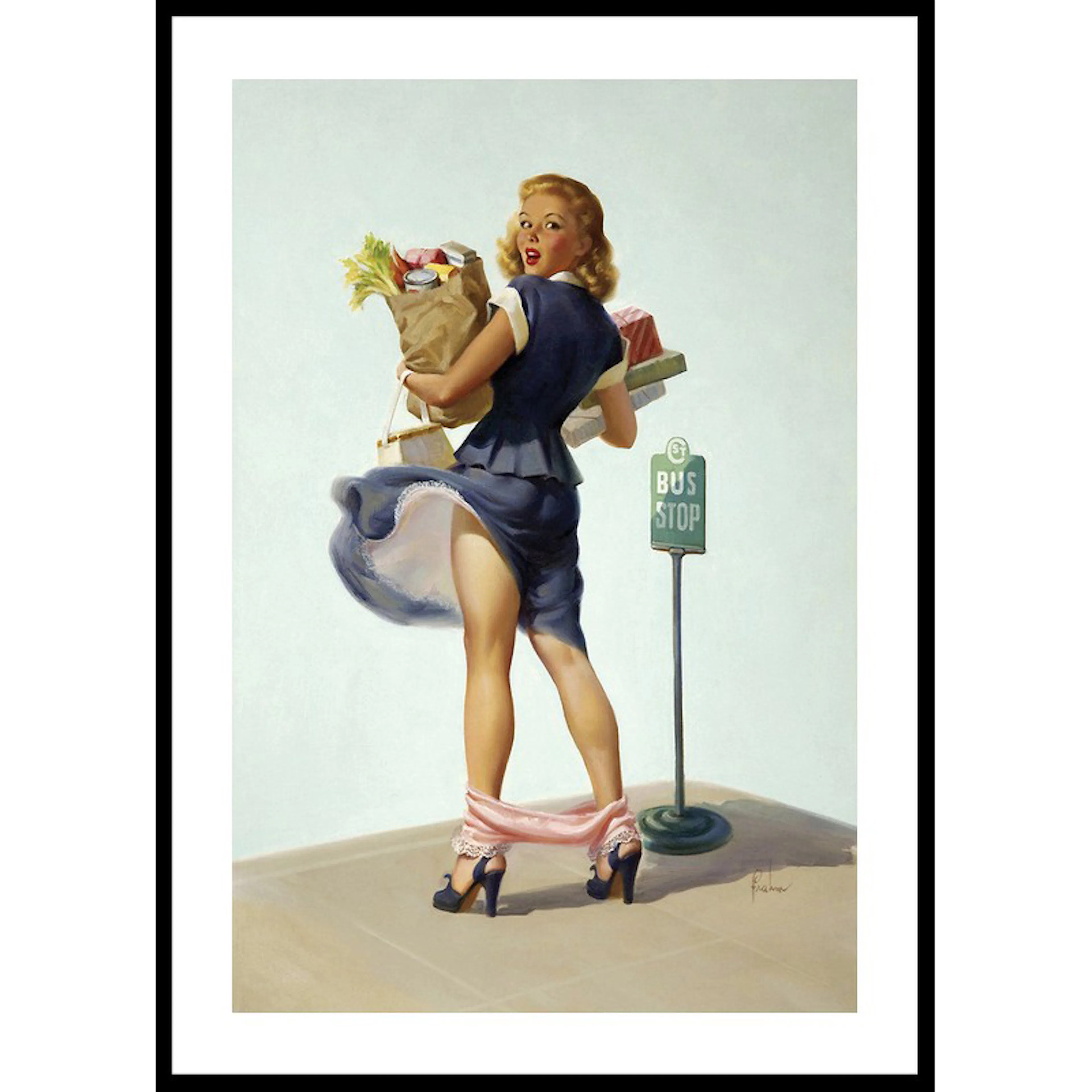 Poster Gallerix Vintage Shopper
