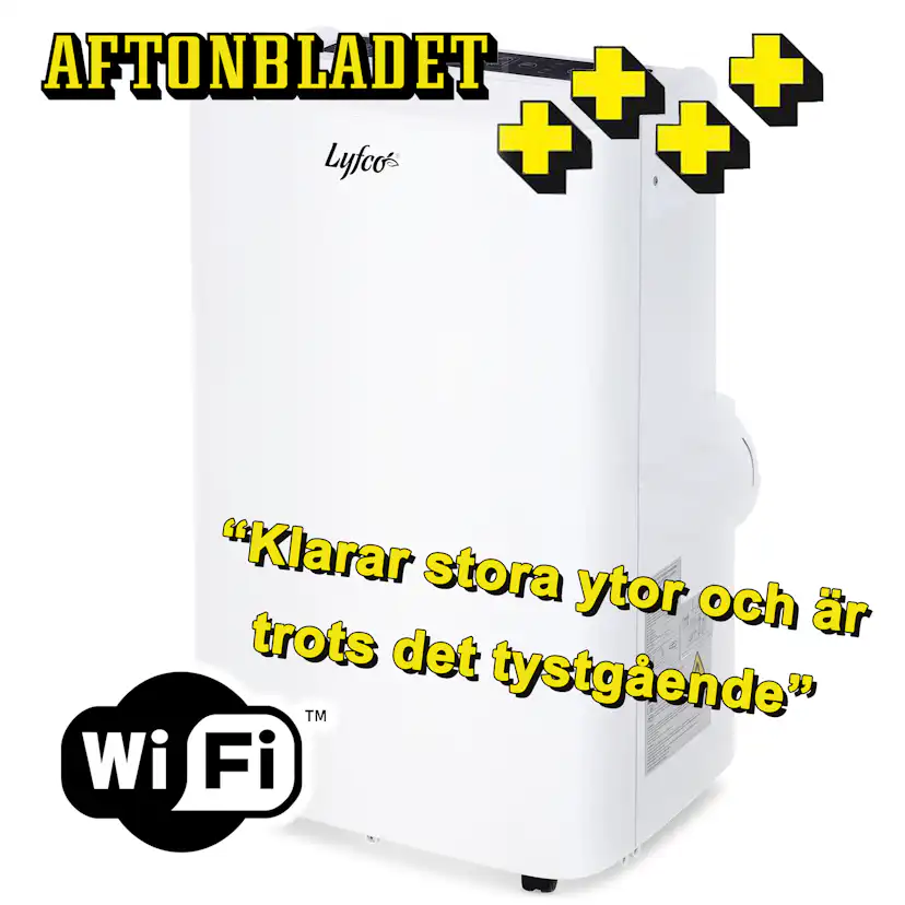 Portabel AC Lyfco med Värmefunktion 58m² 4100W/14000BTU