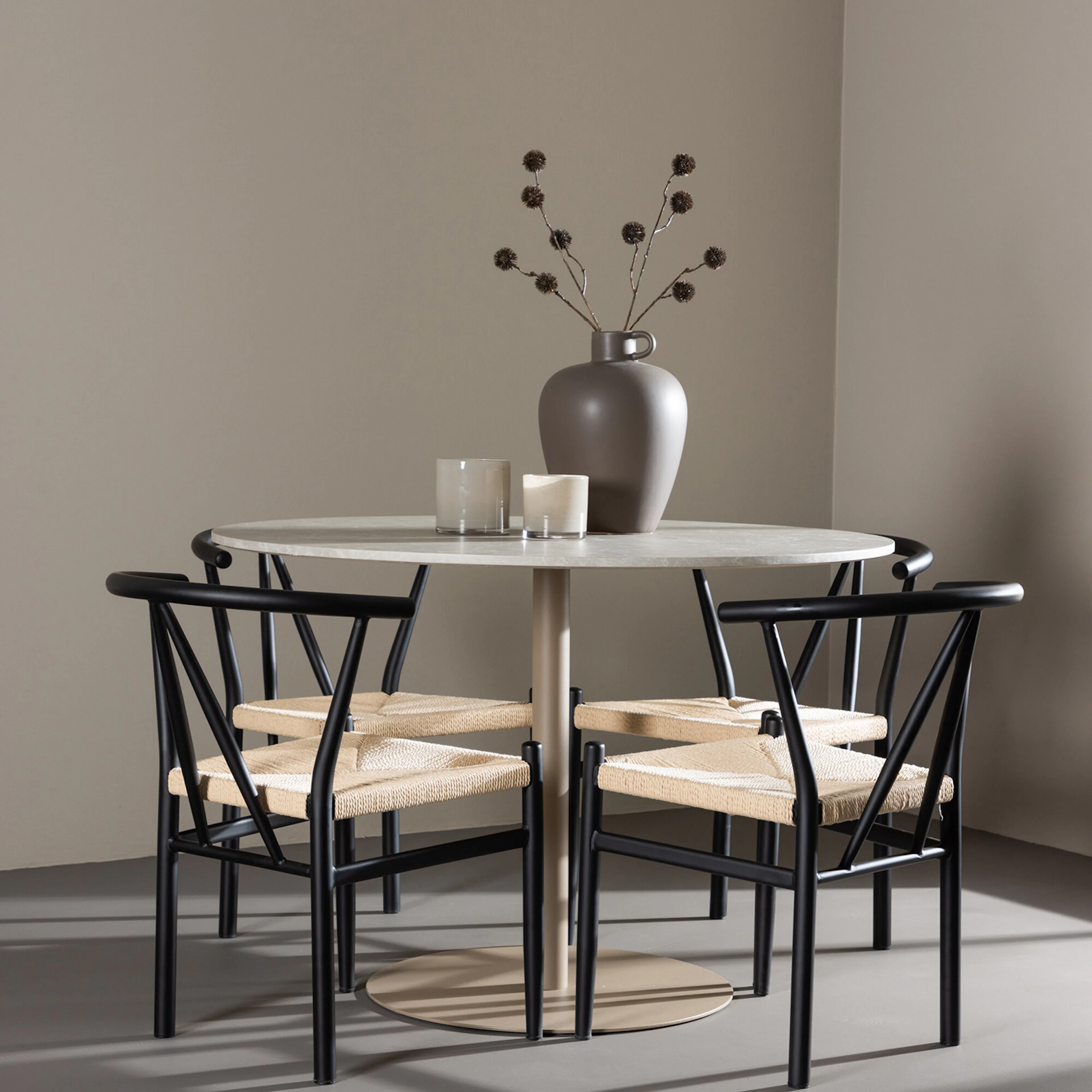 Beige/Svart