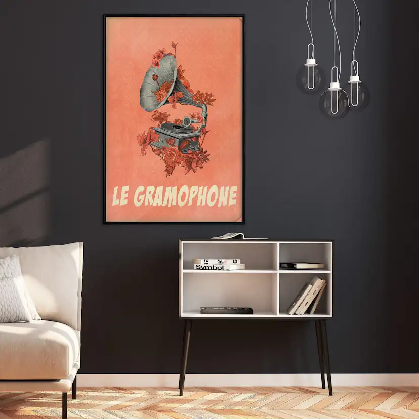 Poster Artgeist Affisch Gramophone