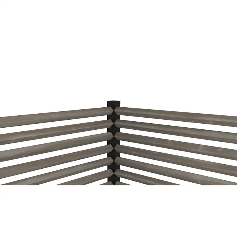 Ribba Öckerö Linax Grå 1490x45x45 6-pack FSC (B) 6-Pack
