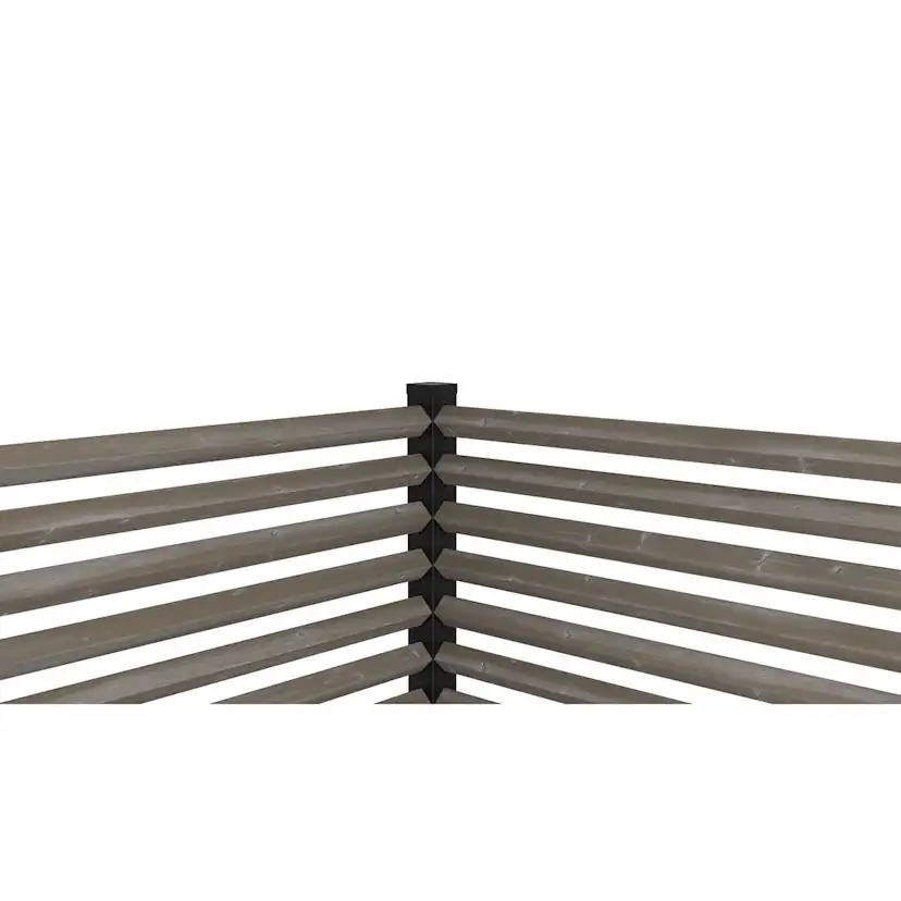 Ribba Öckerö Linax Grå 1490x45x45 6-pack FSC (B) 6-Pack
