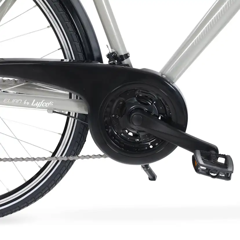 Elcykel Lyfco Herr 28" - Elian 10,4 Ah Silver