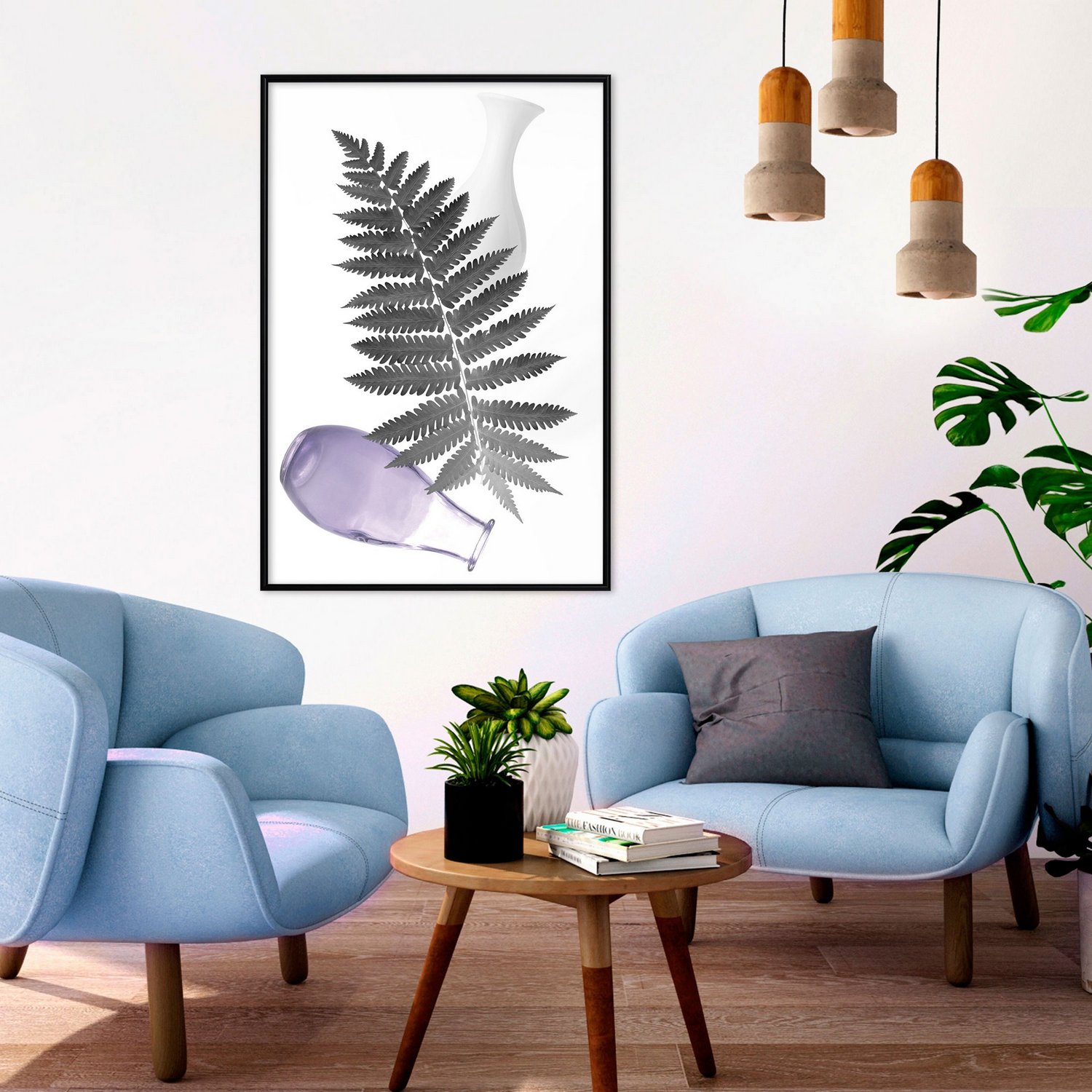 Affisch - Natural Composition [Poster] 40x60 Svart ram, 40x60 cm