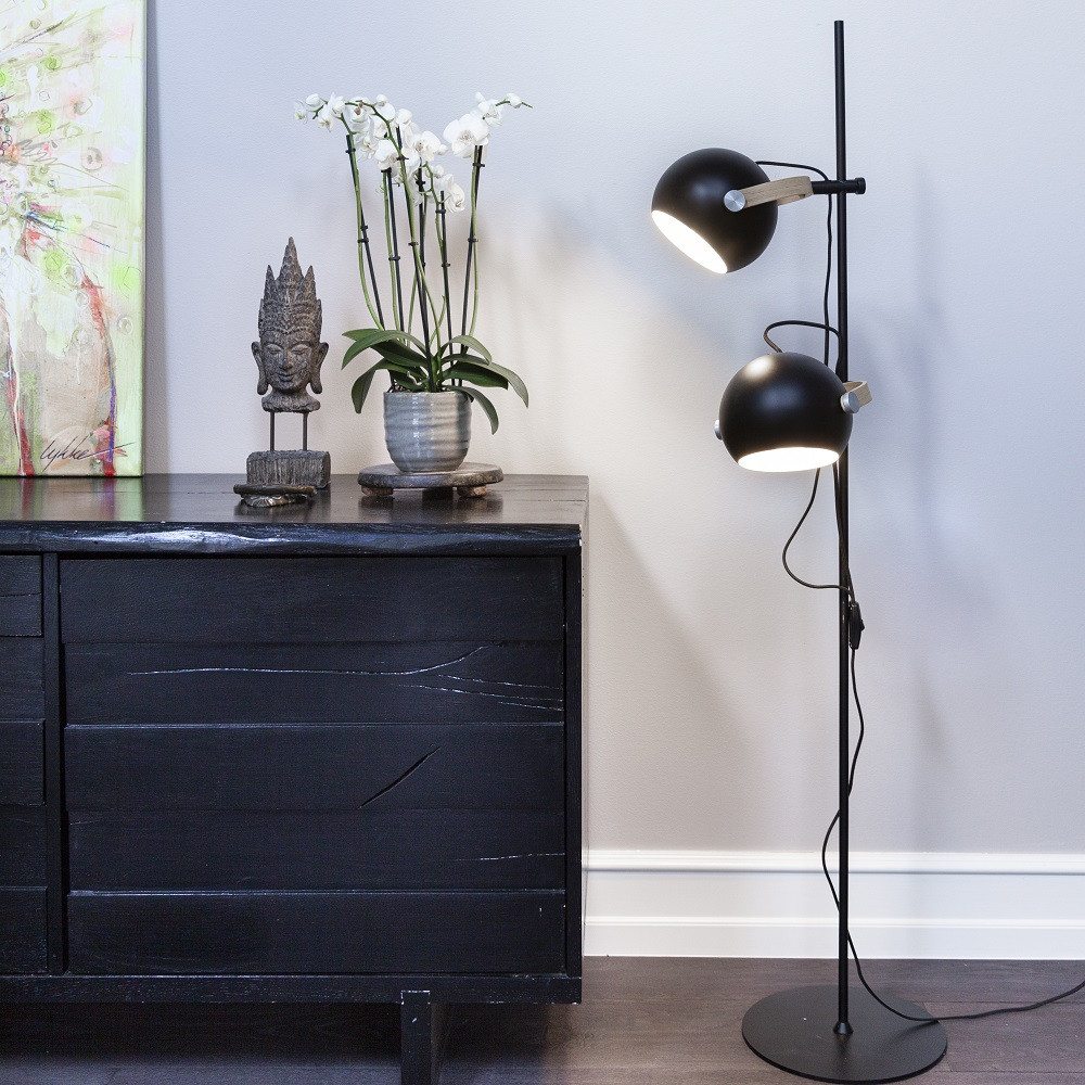 Golvlampa Halo Design D.C 2L Ø18 cm E27