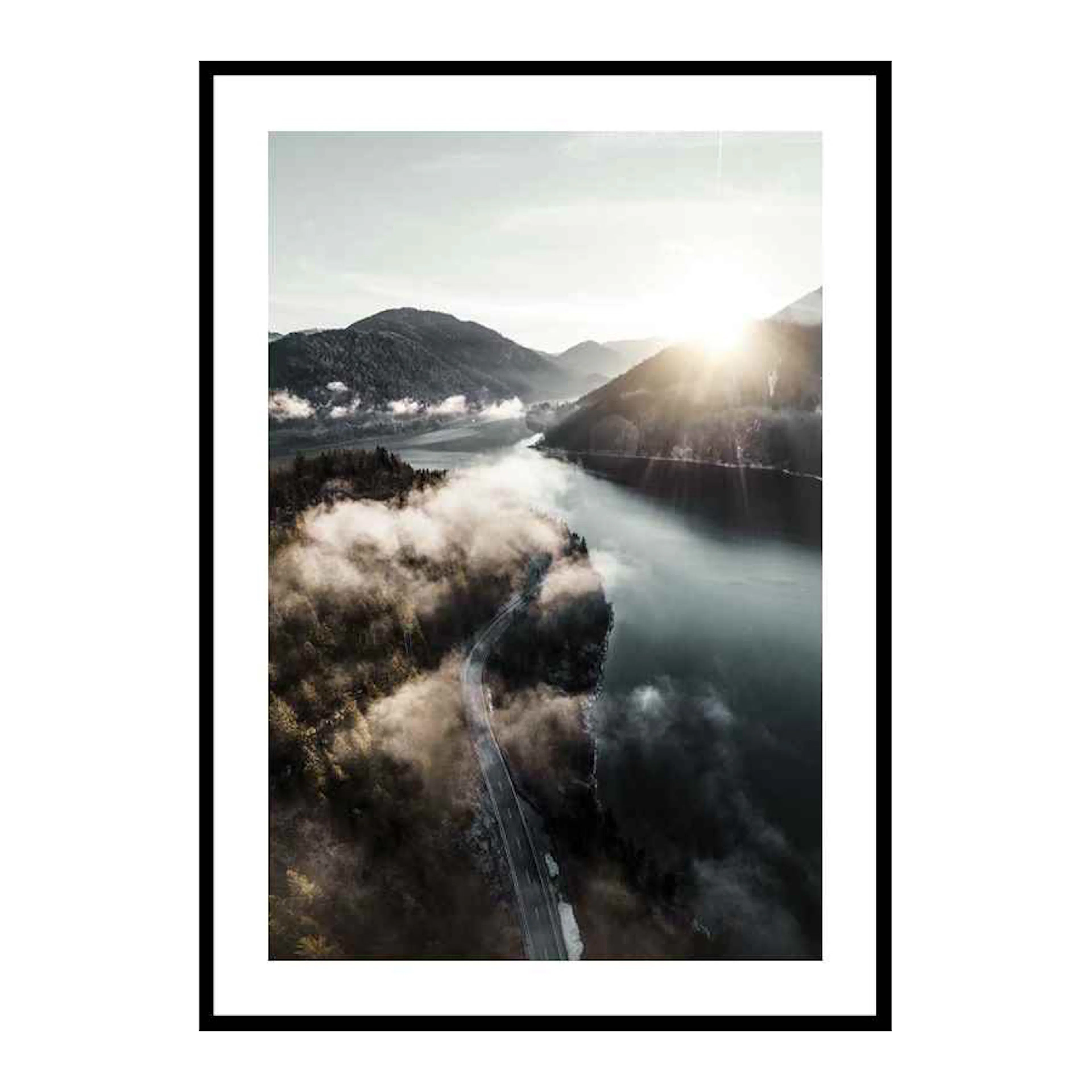 Clouds Over Lake 70x100 cm