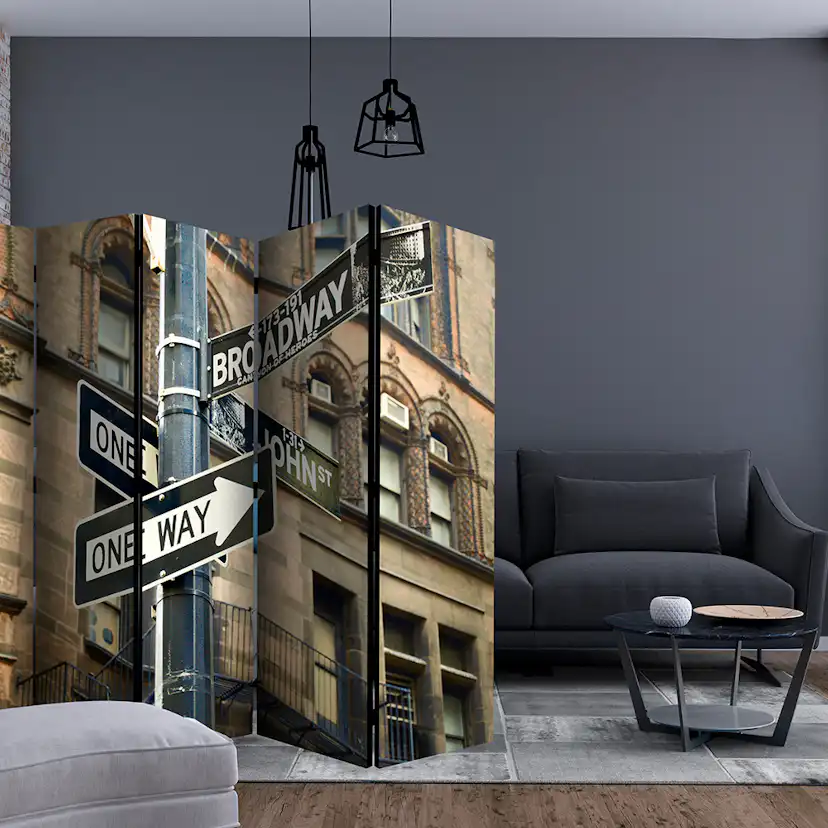 Rumsavdelare Arkiio All Roads Lead To Broadway II 225x172 cm