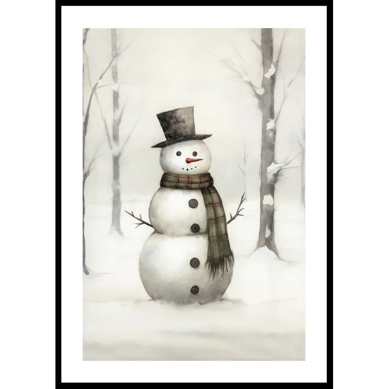 Poster Gallerix Winter Snowman