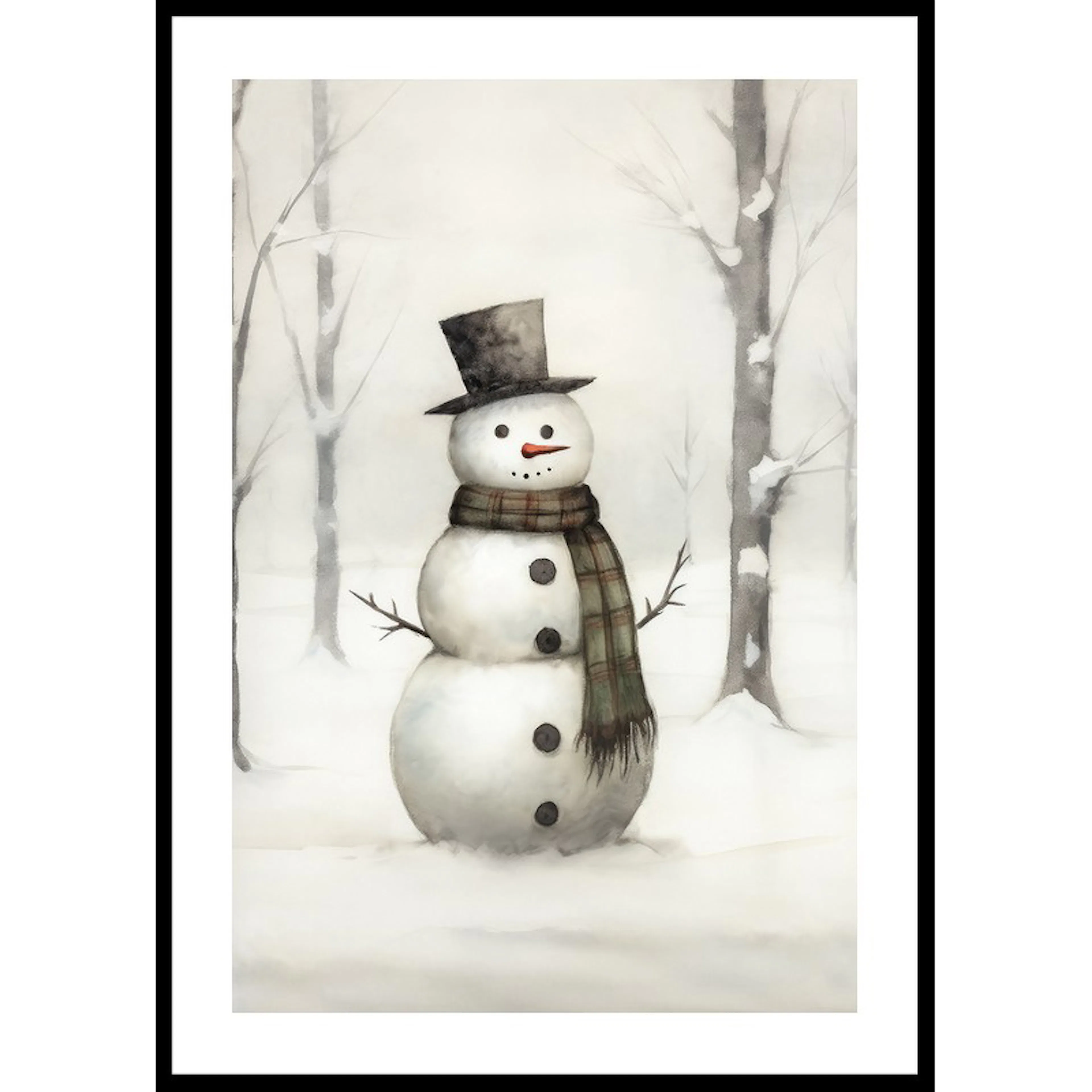 Poster Gallerix Winter Snowman