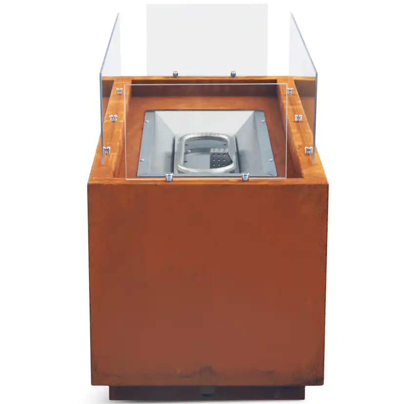 Eldstad Lyfco Cortenstål Gasoldriven Kalix