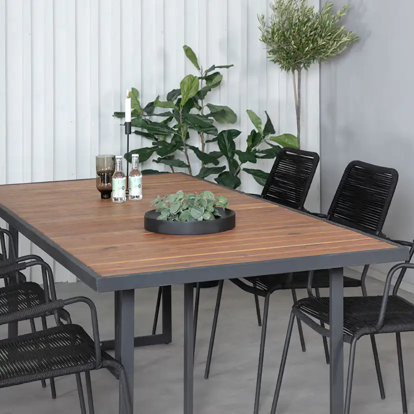 Matgrupp Venture Home King med 6 Lumi Karmstolar