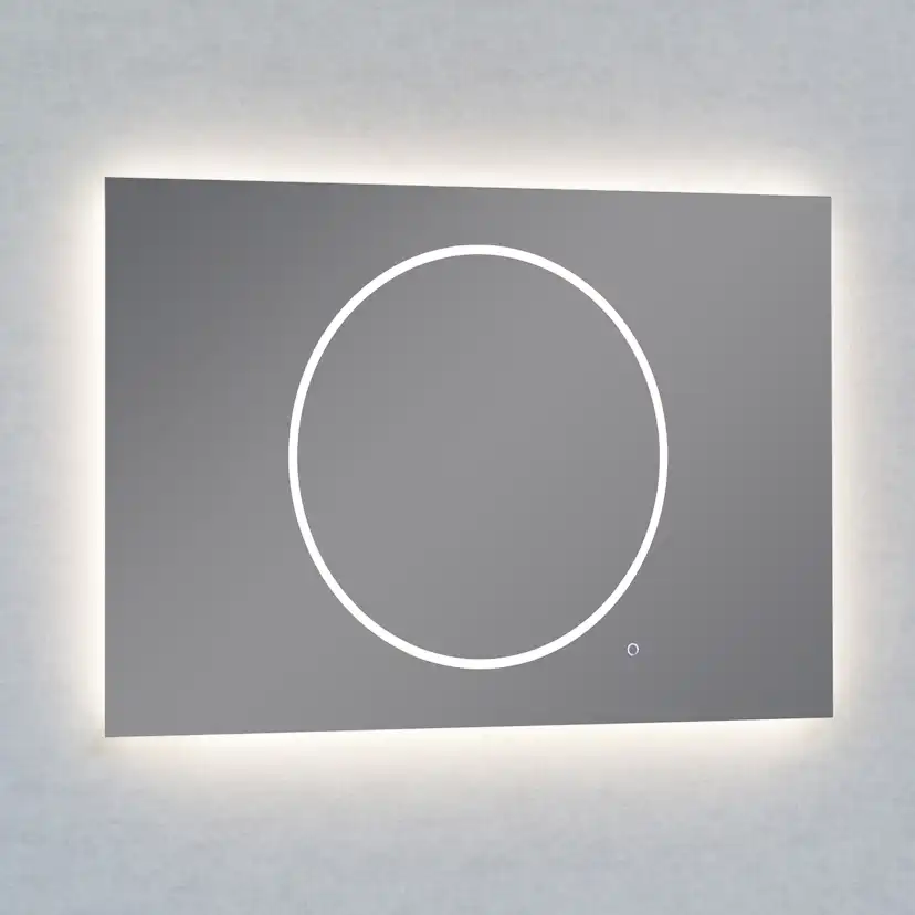 Spegel Vidi Mundo med LED-belysning