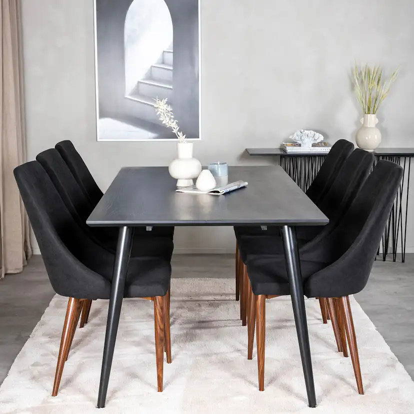 Matgrupp Venture Home Dipp med 6 Leone Stolar