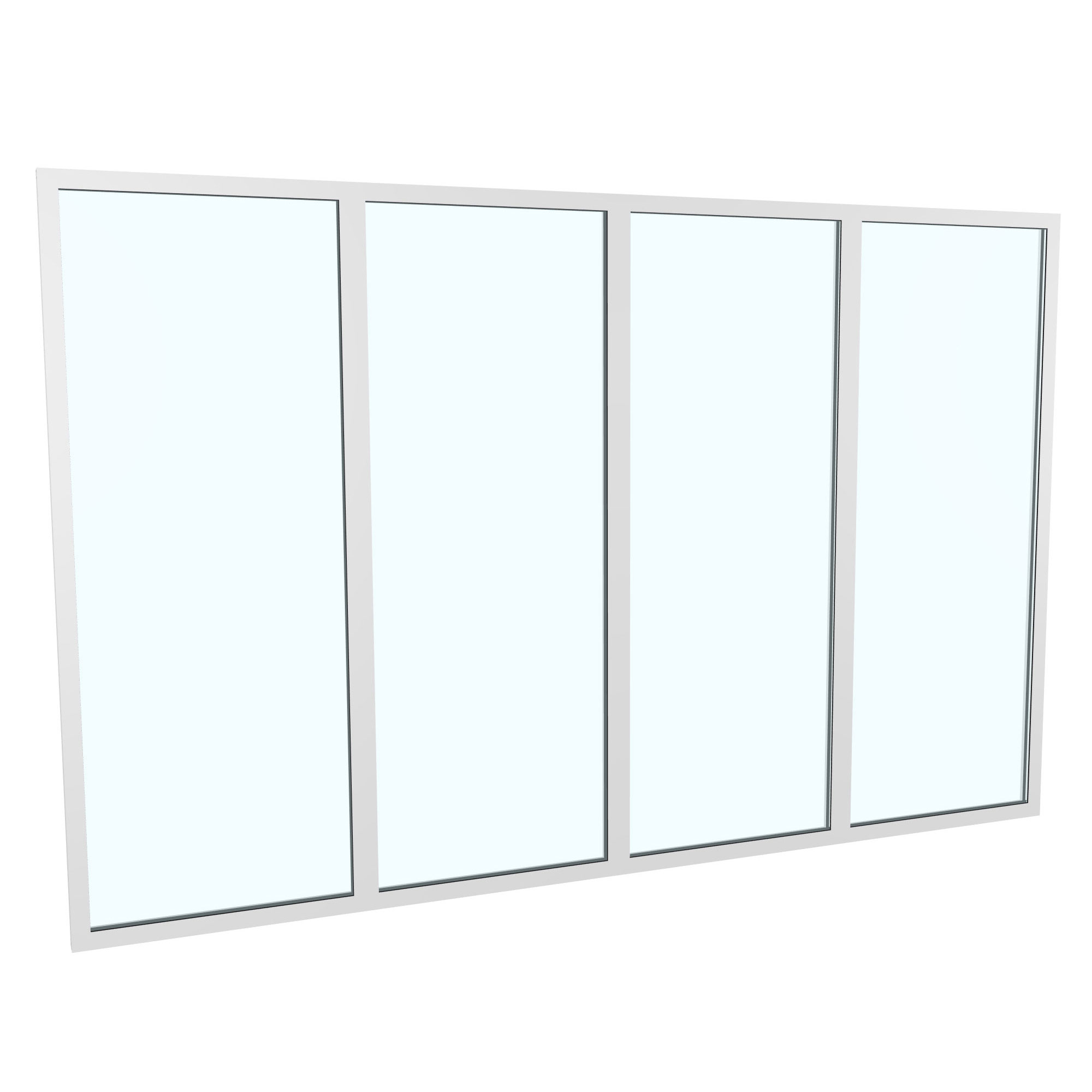 Fast Väggparti Landskap Robust Vår och höst 4-del