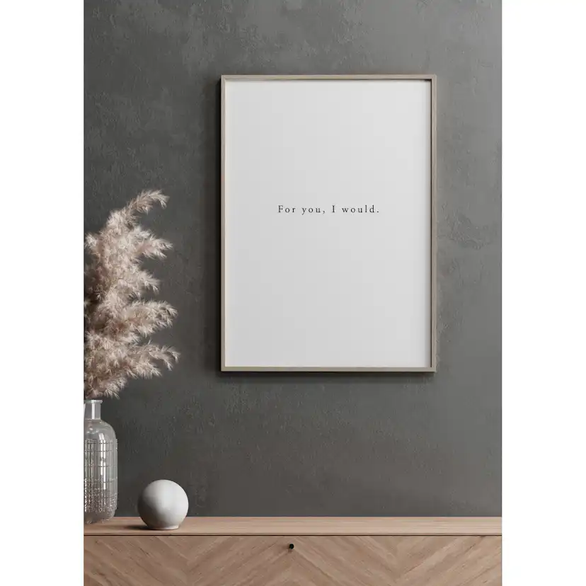 Poster Gallerix For You I Would