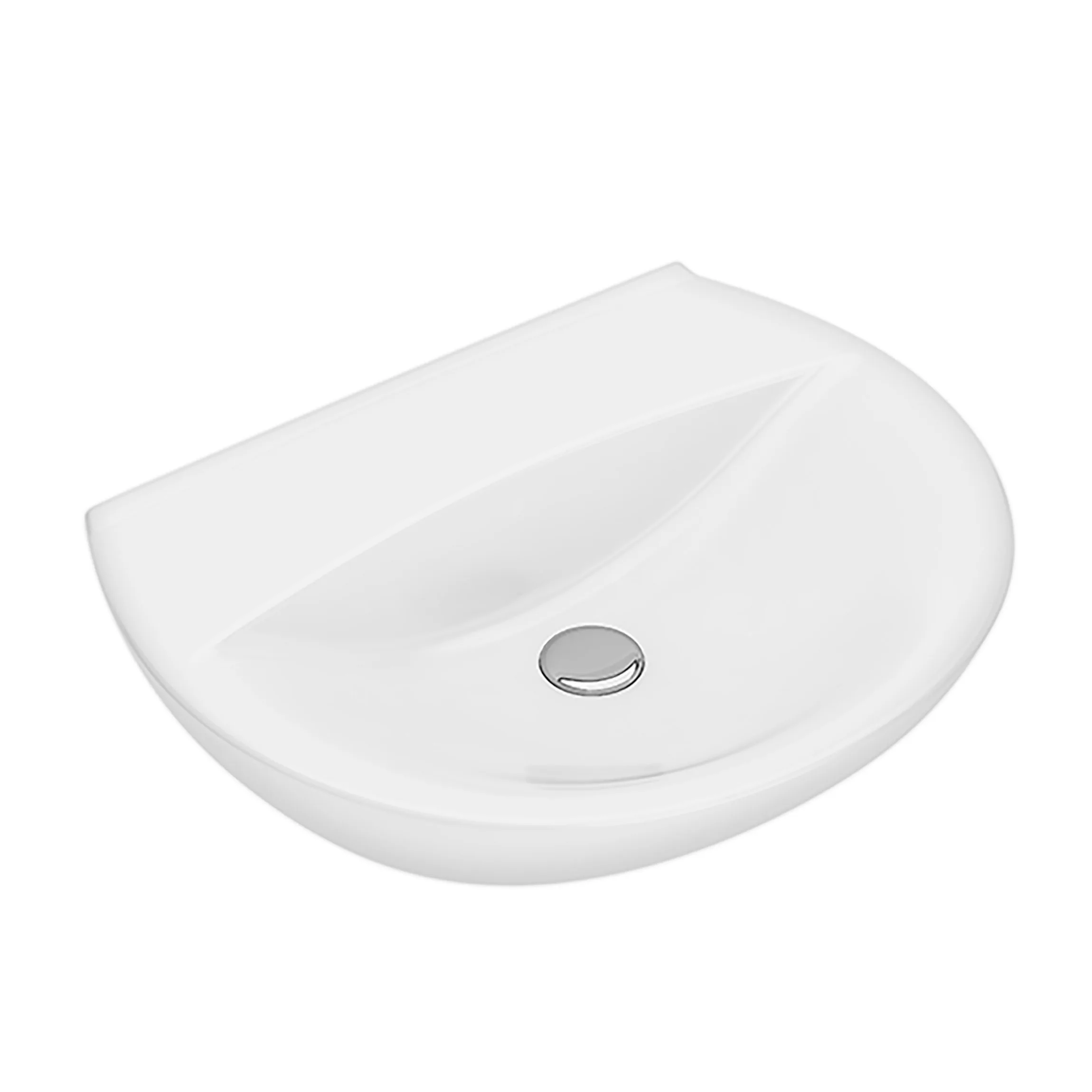 Ifö Spira Tvättställ Bult 57 cm, runt utan kranhål/bräddavlo Utan Kranhål/Bräddavlopp