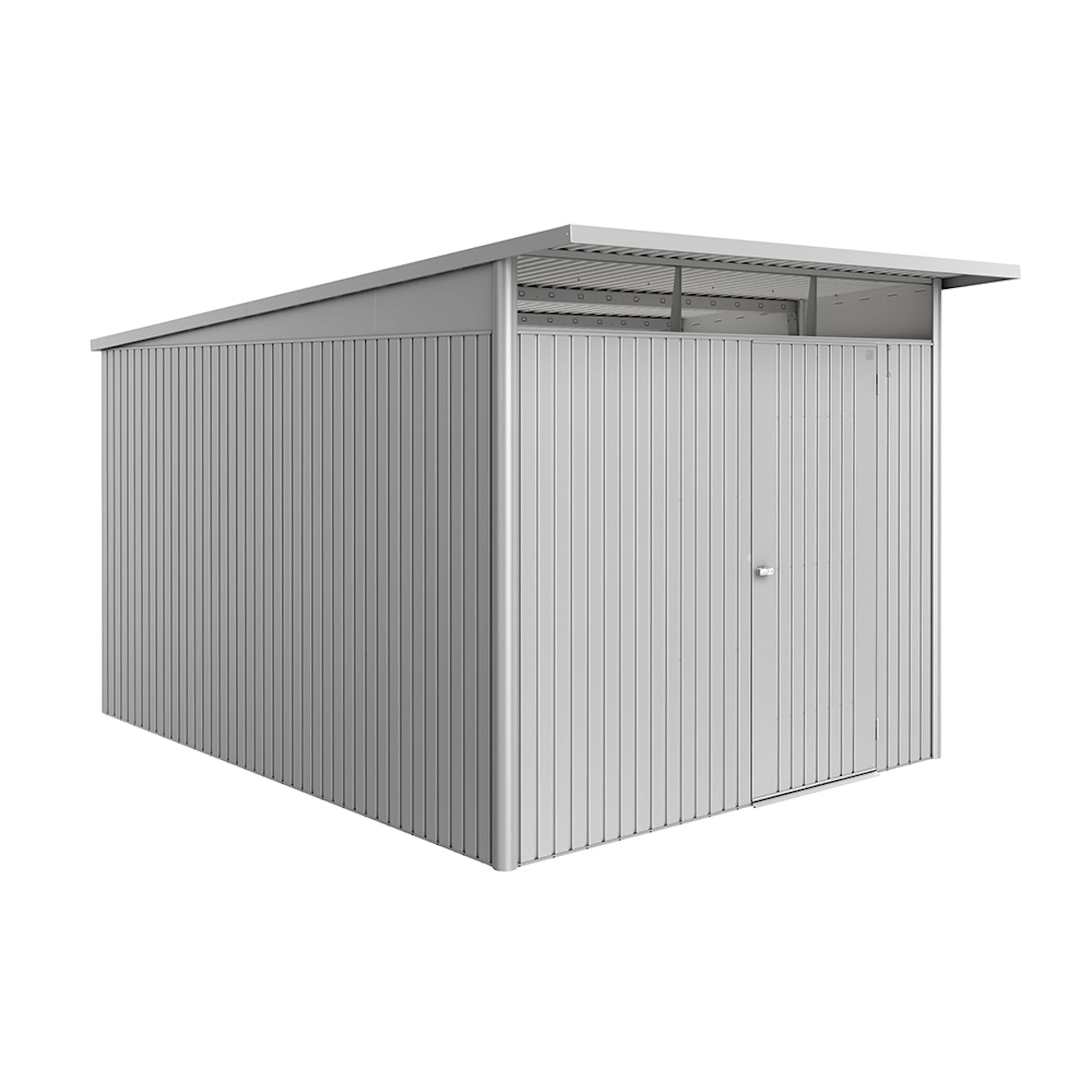 Redskapsbod Biohort Avantgarde Eco A8 Metallic Silver Standarddörr