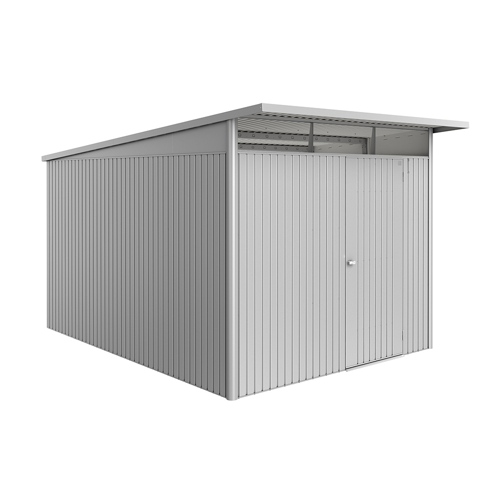 Redskapsbod Biohort Avantgarde Eco A8 Metallic Silver Standarddörr